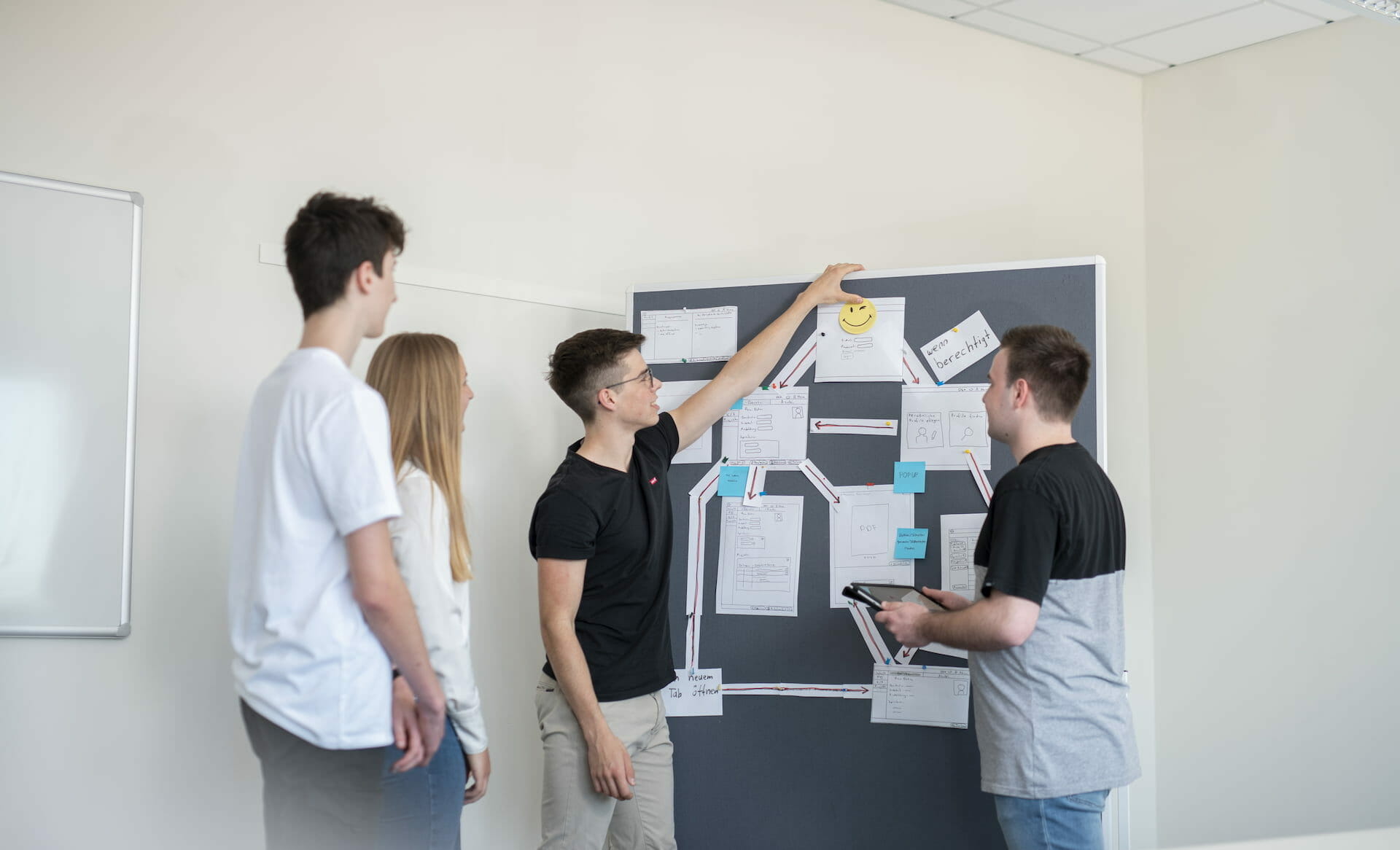 Training as IT specialist for application development at FIS